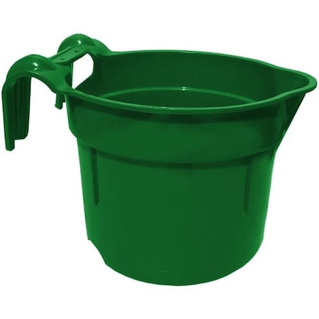 Tuff Stuff Products Tuff Stuff Products RDHGR 10 qt. Round Fence Hook Bucket; Green RDHGR